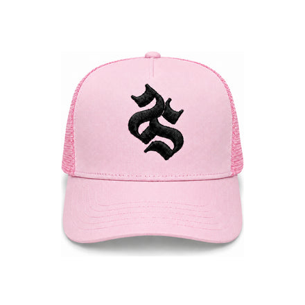 2S MESH TRUCKER PINK